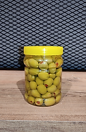 Erida Biber Dolgulu Yeşil Zeytin Süzme 440G